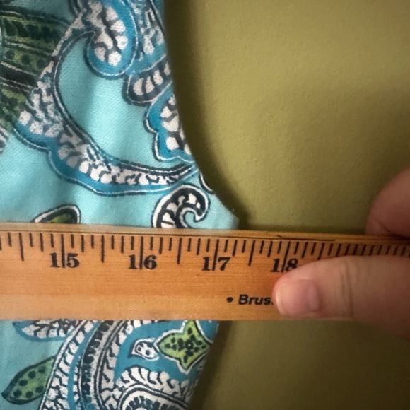 Brooks Brothers 346 Dress Sz 10‎ Dress Linen Blue Paisley Pattern Sleeveless - Picture 7 of 7